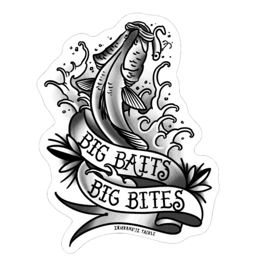 Big Baits, Big Bites Sticker