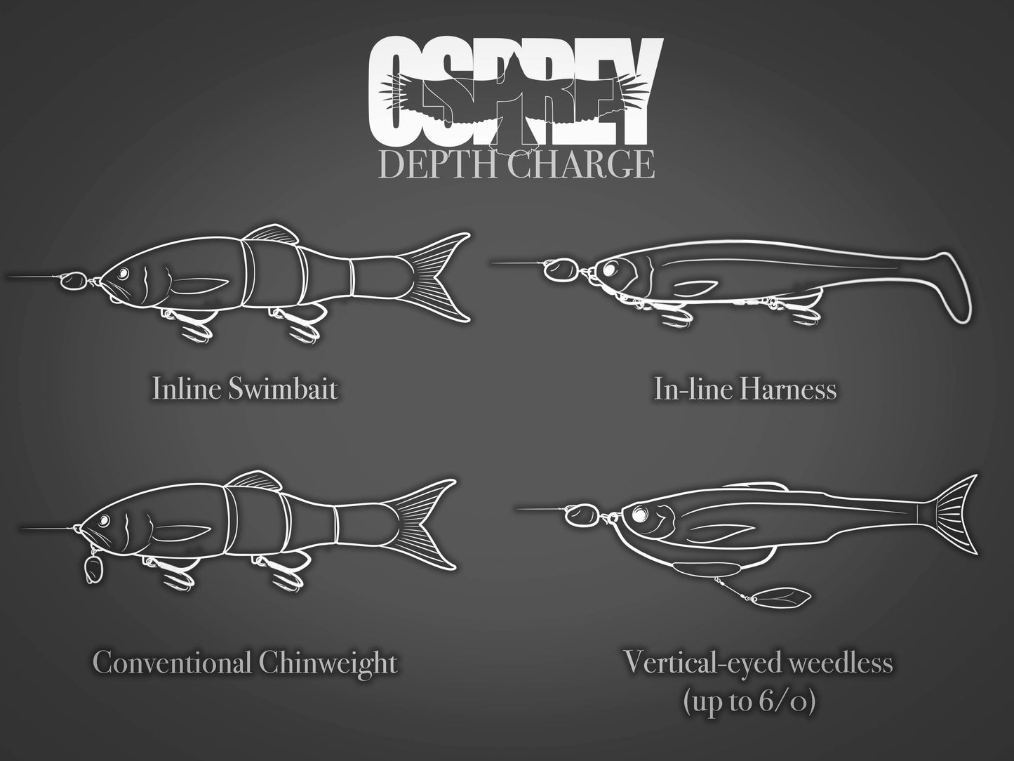Depth Charge - Interchangeable Inline / Chin Weights